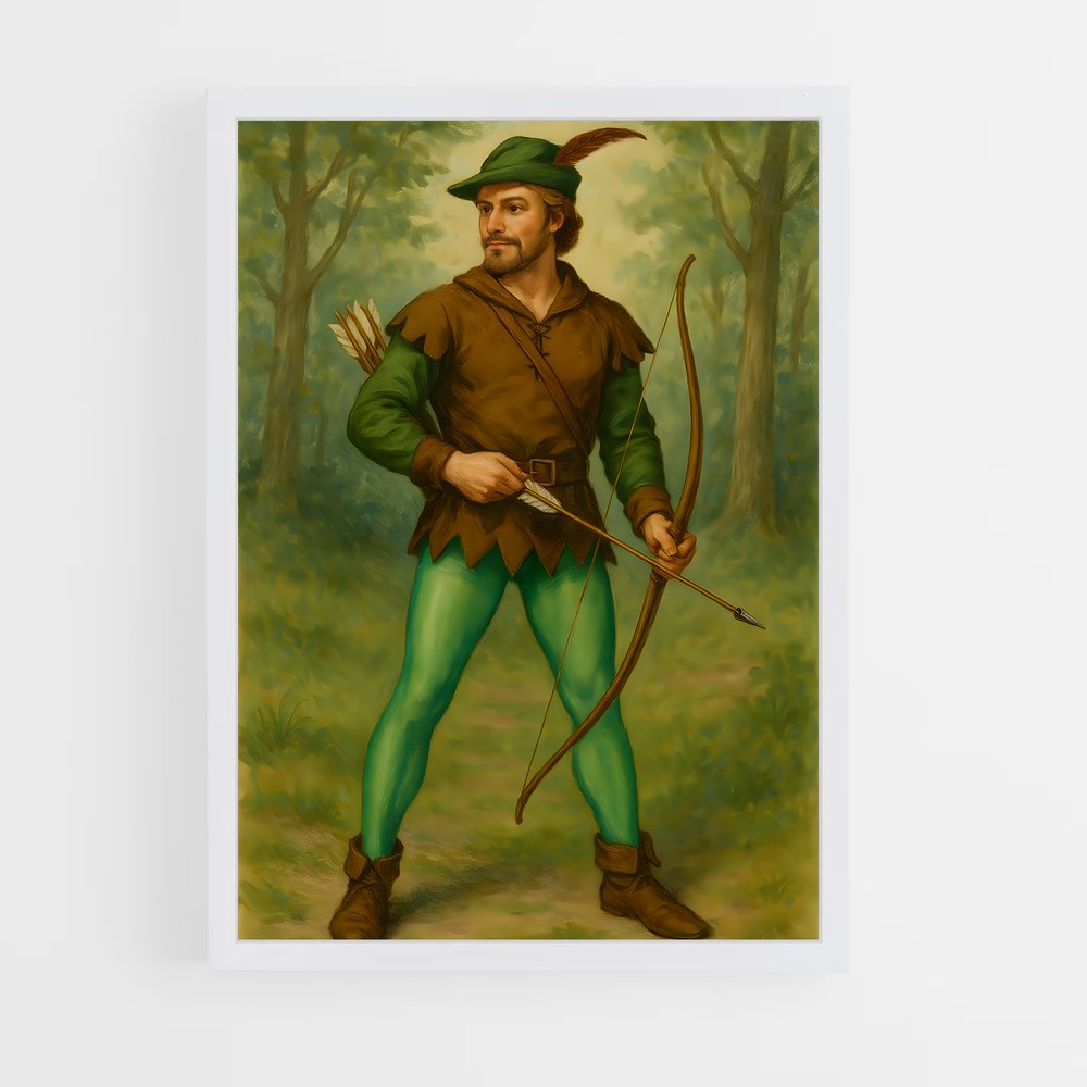 Poster Robin hood – affiche Tir à l’arc (vue 3)